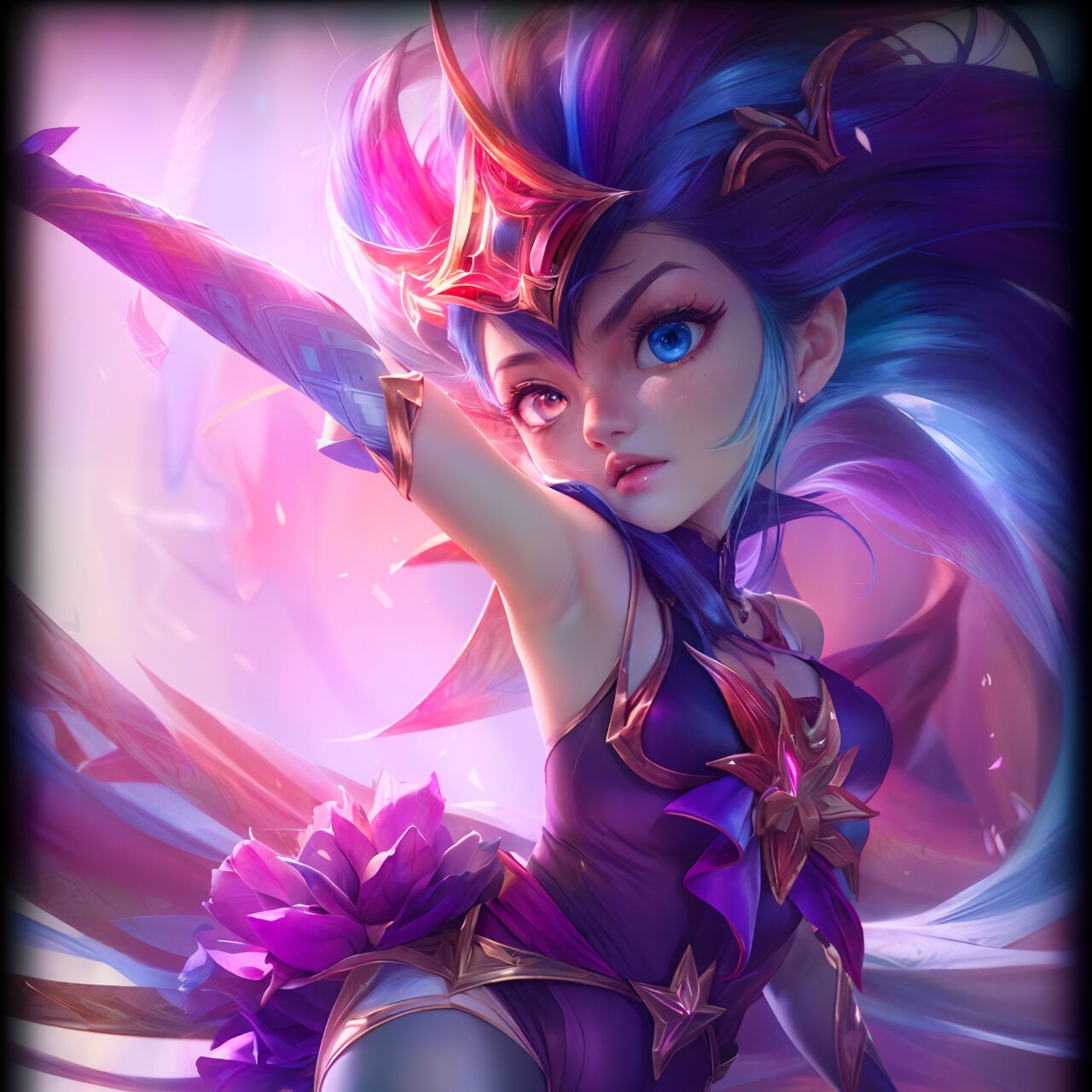 英雄联盟高清头像(1:1)中单篇-3-佐伊 图标 02中单篇-3-02; 本次