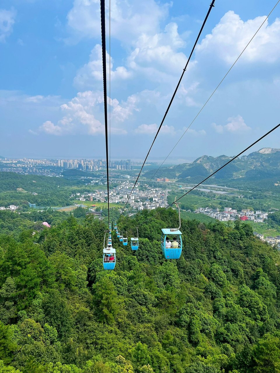 庐山秀峰风景区索道图片