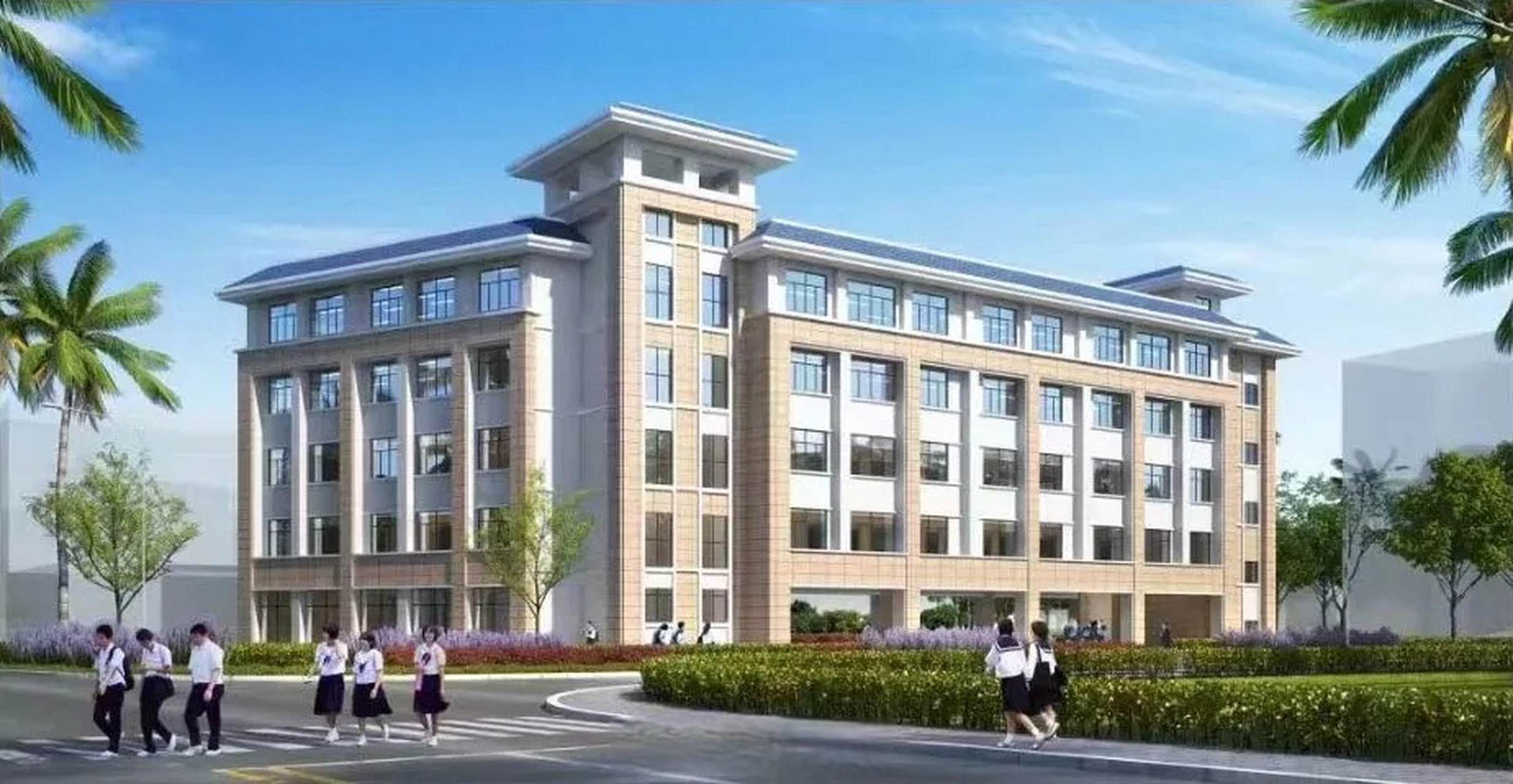 三亚市立才学校高中部9月开学#】据三亚育才生态区管理委员会消息