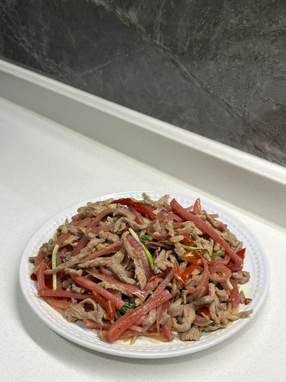 泡菜肉丝也太好吃了吧00(附教程) 泡萝卜丝炒肉真的绝 酸辣爽口