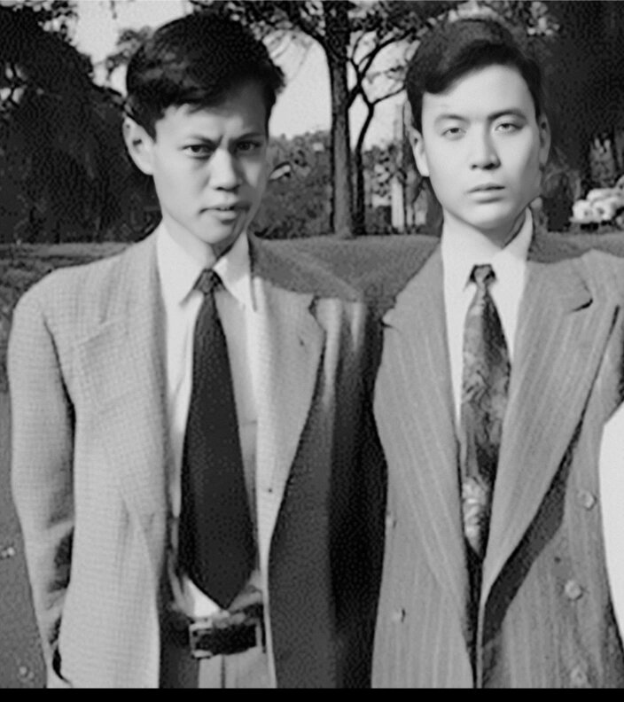 是世交,两个人的父亲都曾执教清华,杨振宁的父亲杨武之是著名的数学家