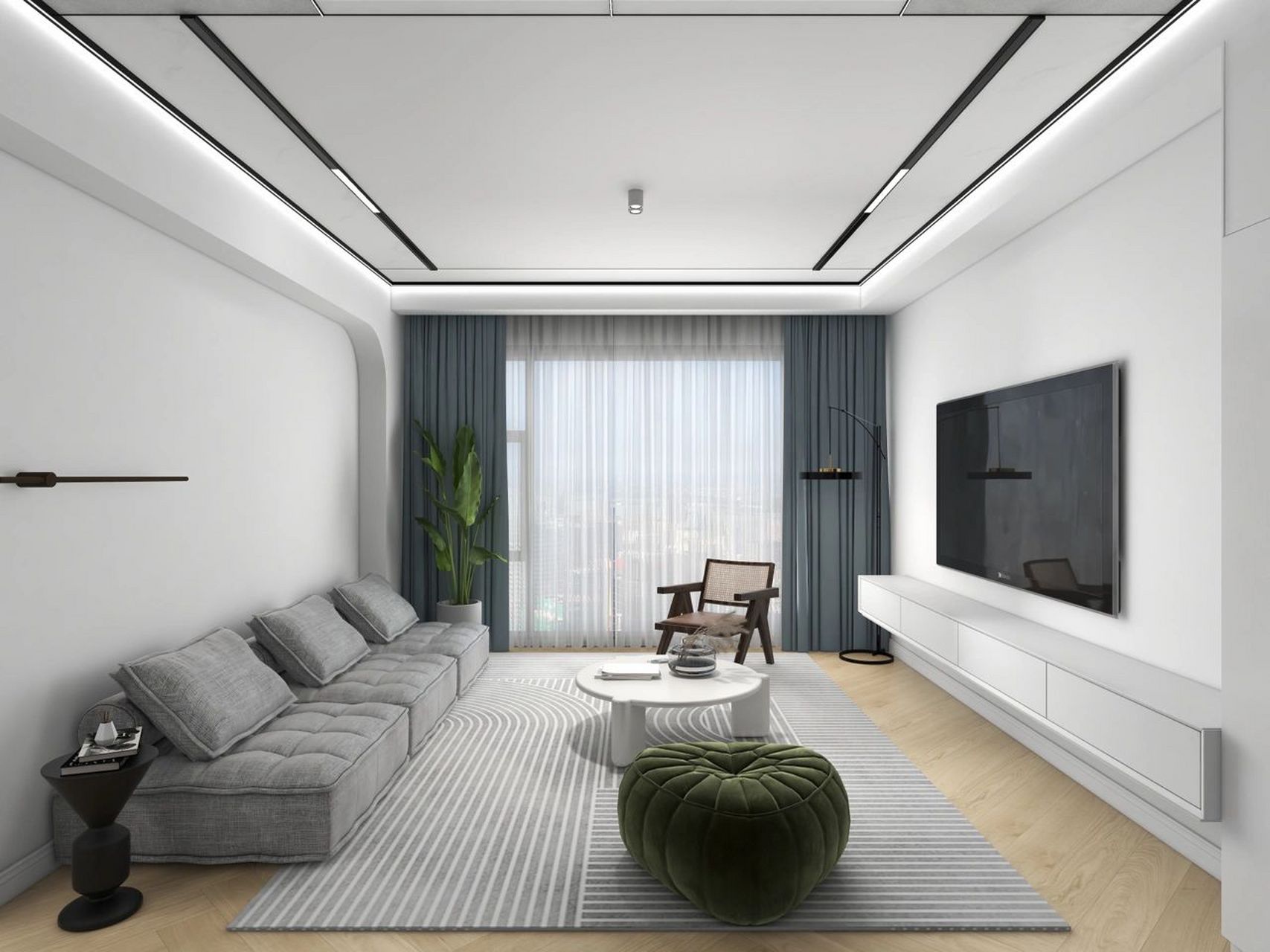 简约大气的蜂窝板材,打破常规局限, 满足大空间的设计需求