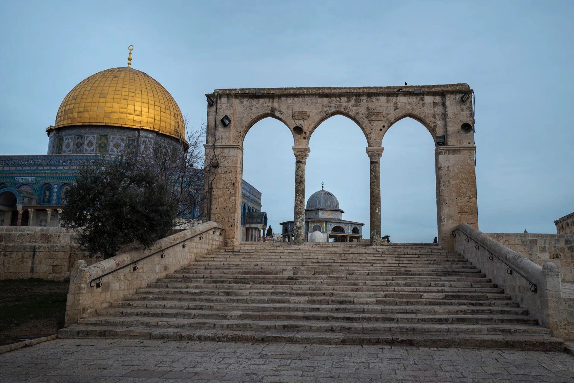 以色列 耶路撒冷 圆顶清真寺(清真寺15)      圆顶清真寺(又称金顶