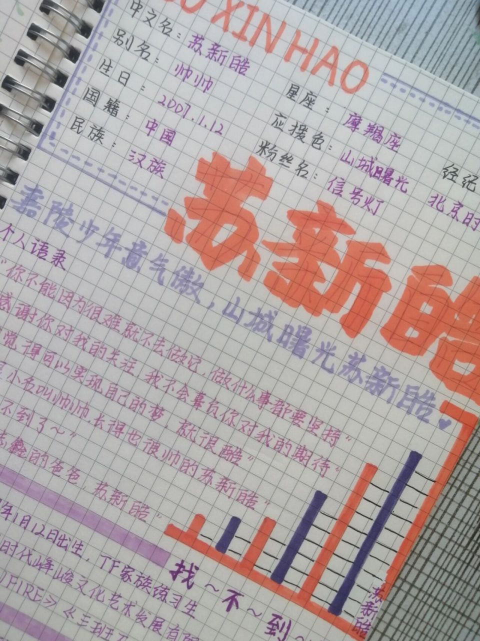 苏新皓手账来了/语录/金句 催死了,这不就来了嘛#苏新皓##禁止搬运