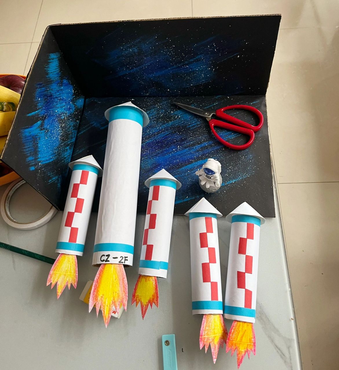 学校科技节手作diy《筑梦太空,我的航天梦》 🌃🌕🌍星空浩瀚无