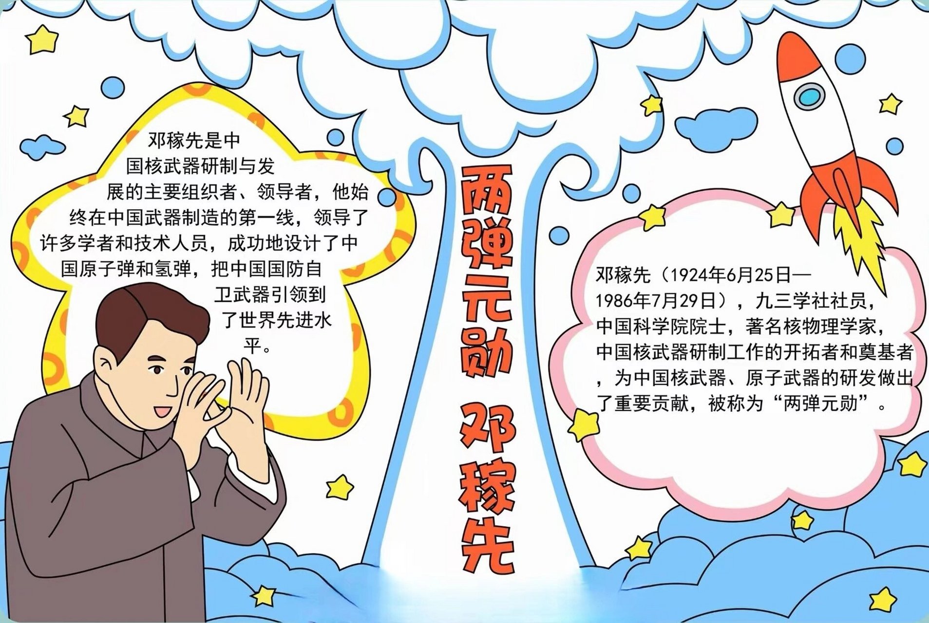 杰出人物故事-邓稼先 ,存图