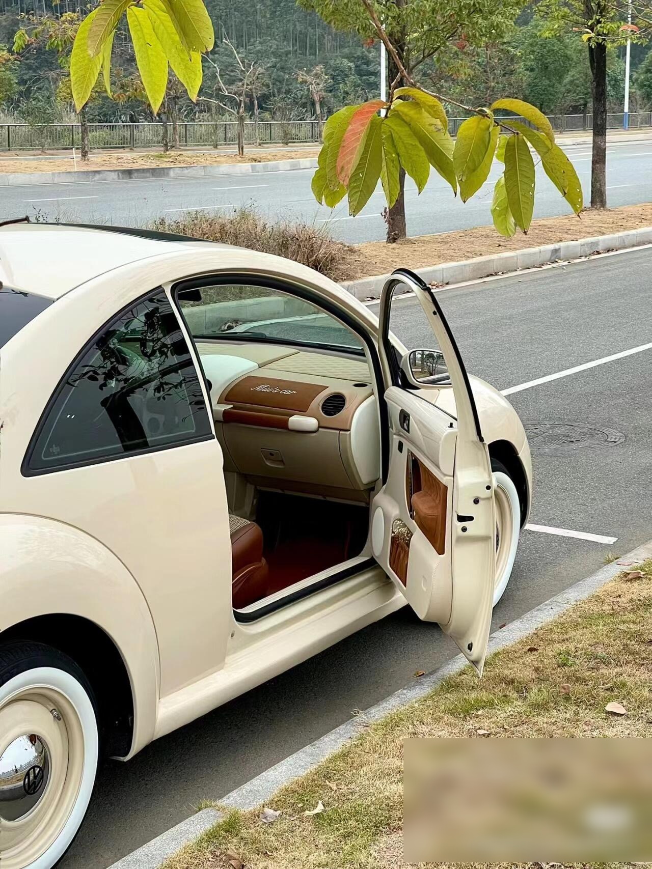 大众甲壳虫小糯米2024款官方报价,米色甲壳虫杭州车主需要出手的联系3