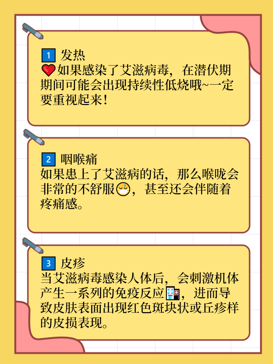 艾滋病早期症状 调查图片