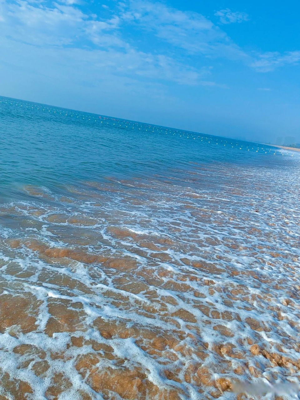 威海荣成海滨公园,清晨海边美景治愈系风景照片 海边上午景色 绝美