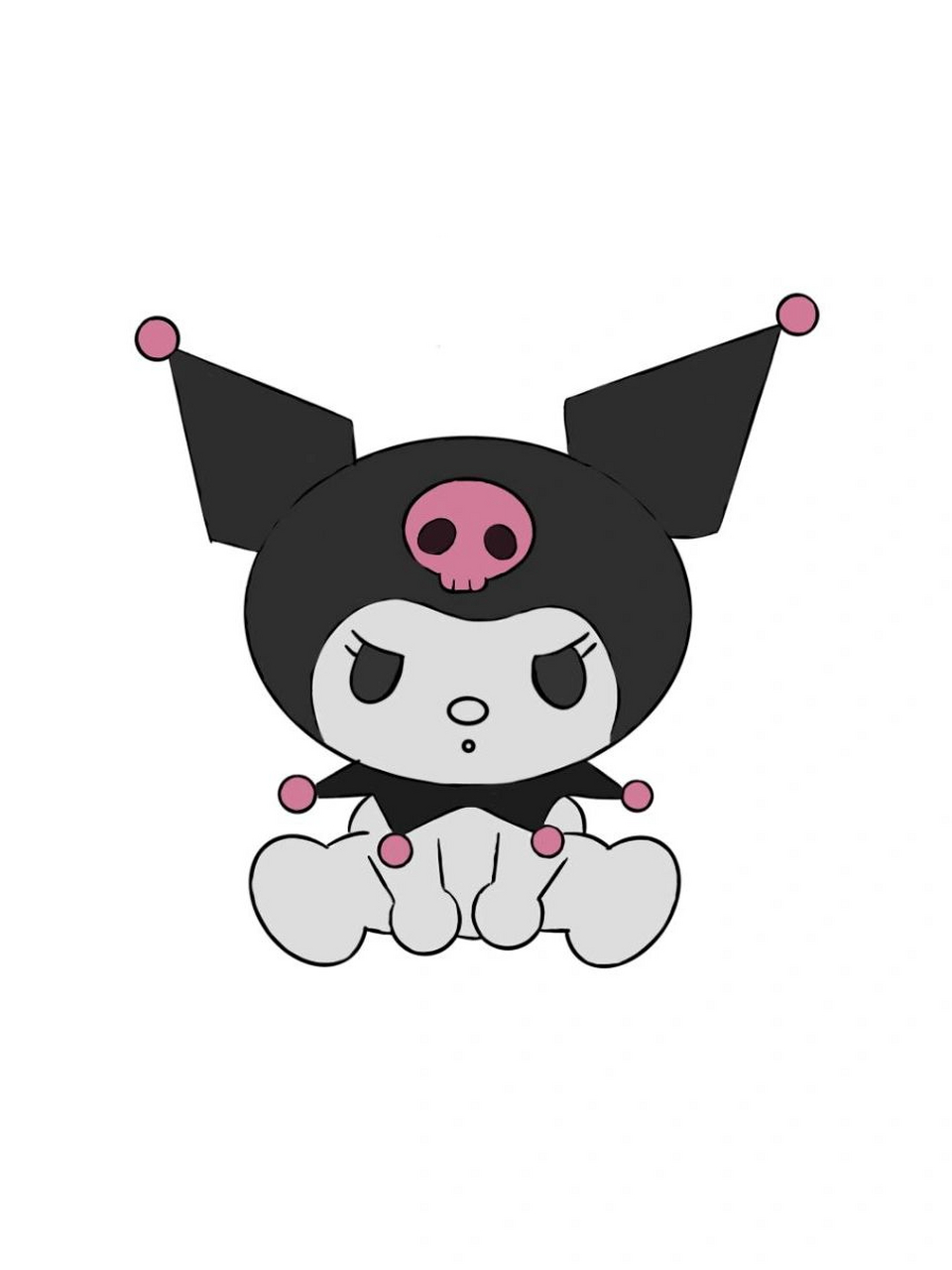 第一次上色7014( 31 )70库洛米简笔画教程78