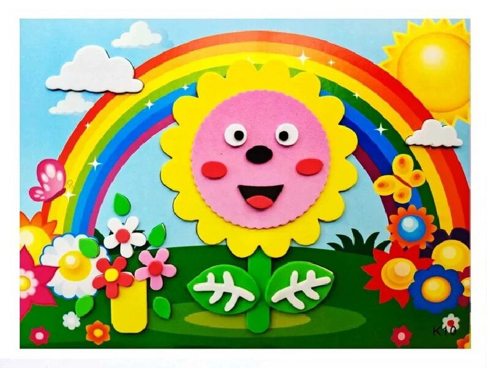 儿童益智海绵纸贴画 晨光文具 海绵纸贴画… 非常推荐的一个玩具
