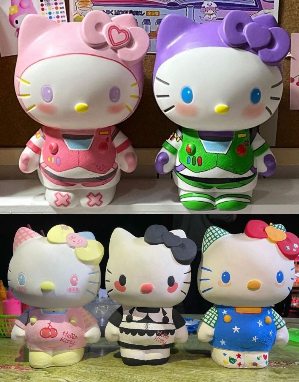 hellokitty石膏娃娃涂色合集 ② 姐妹们快来冲