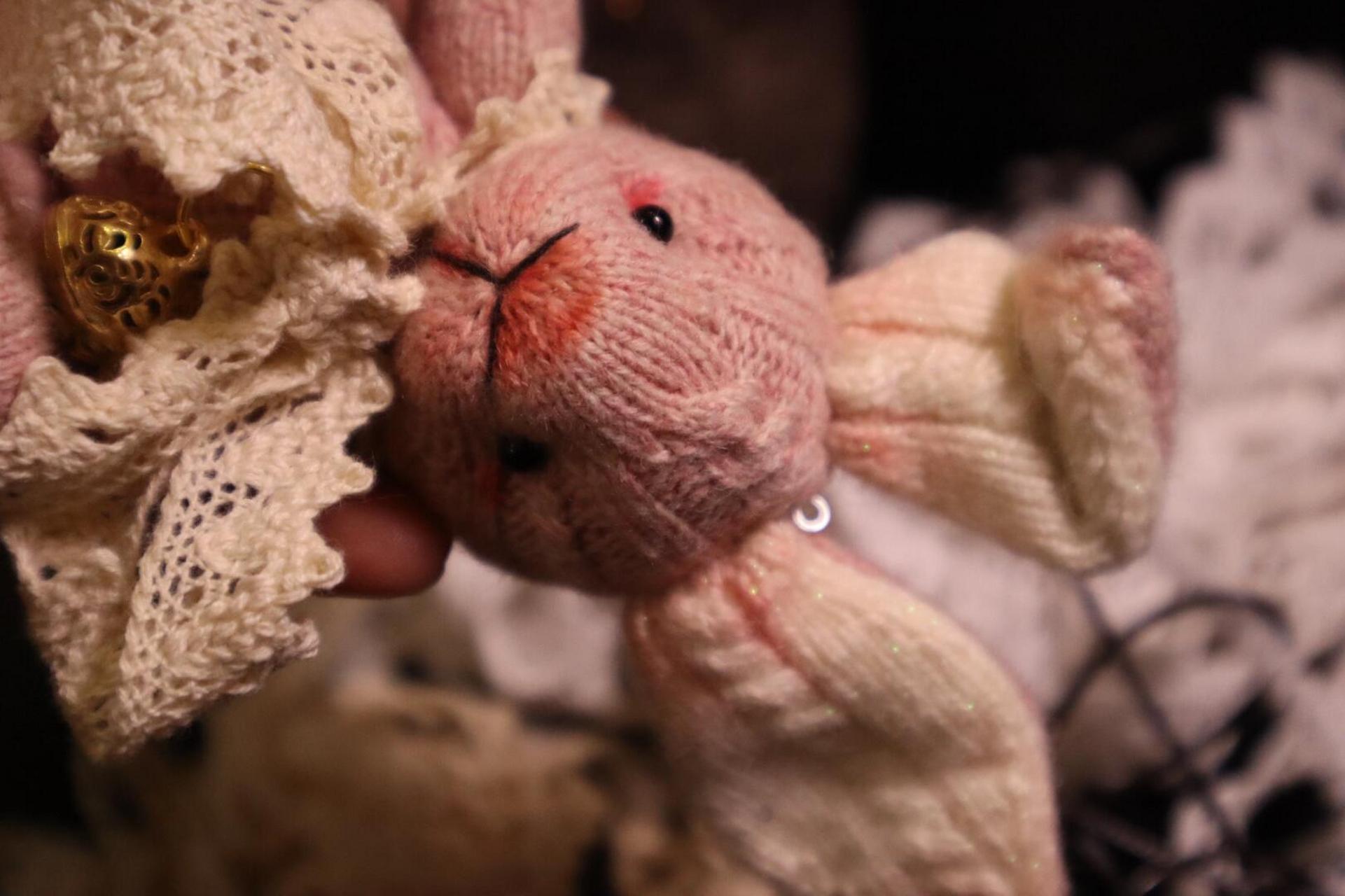 图解来自 #兔子# #玩具收藏# #我的手工# #棒针编织# #棒针玩偶# #棒