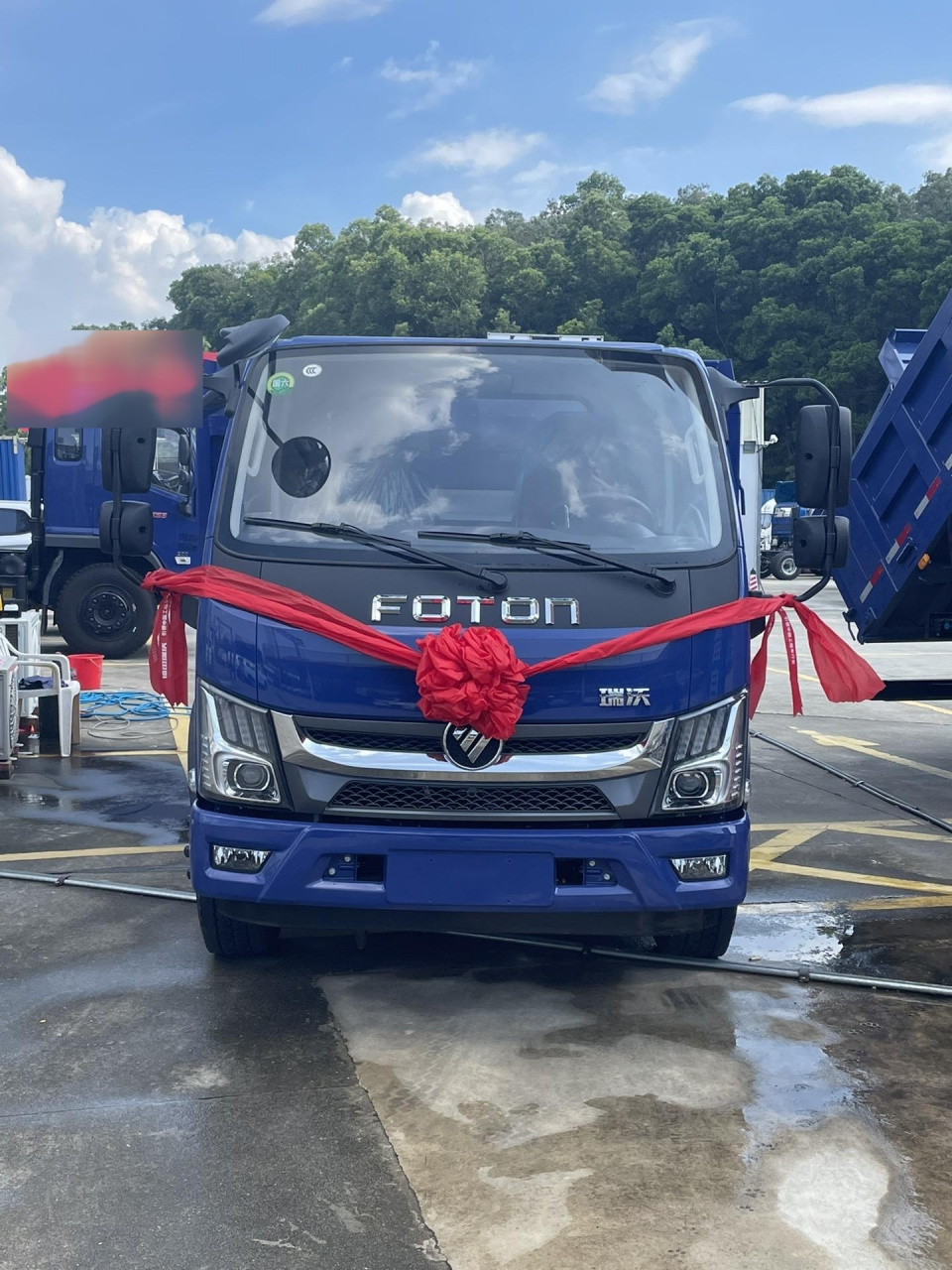 福田金刚s1自卸总质量12吨合规拉8.5吨不超载,车厢3.