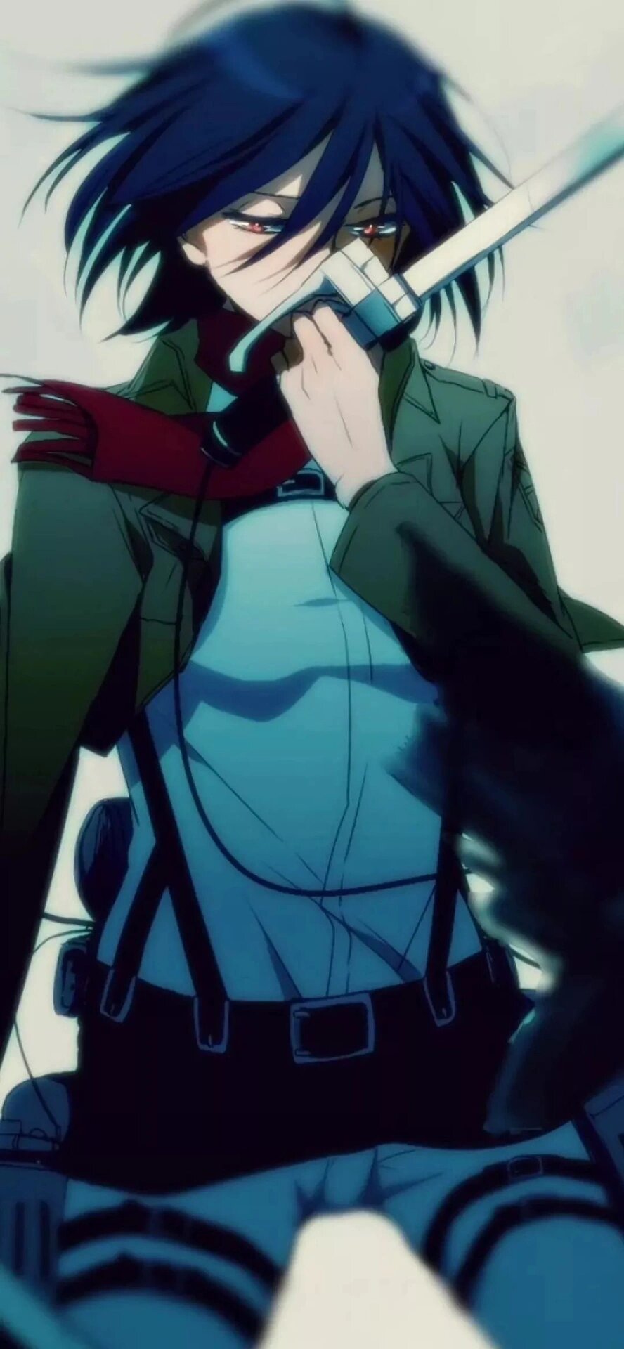 进击的巨人私藏三笠壁纸 礼貌取图