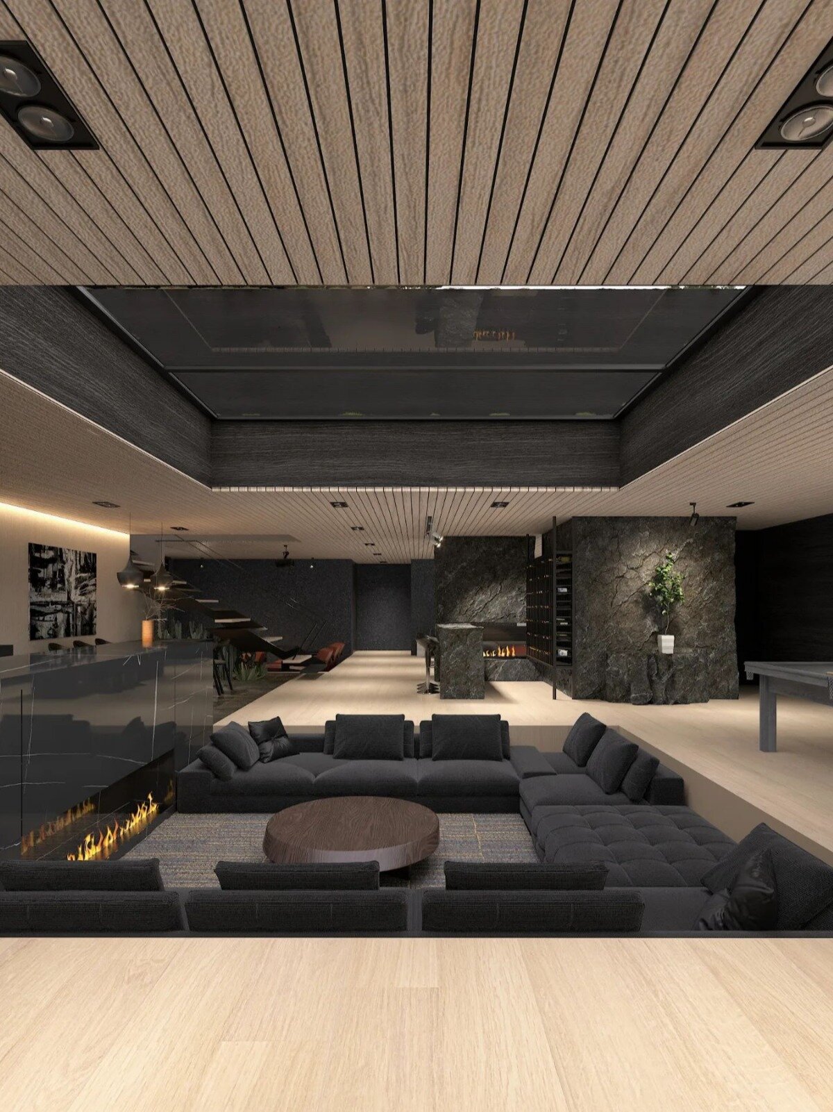 谢谢你下沉式客厅,把家装成住不起的样子09