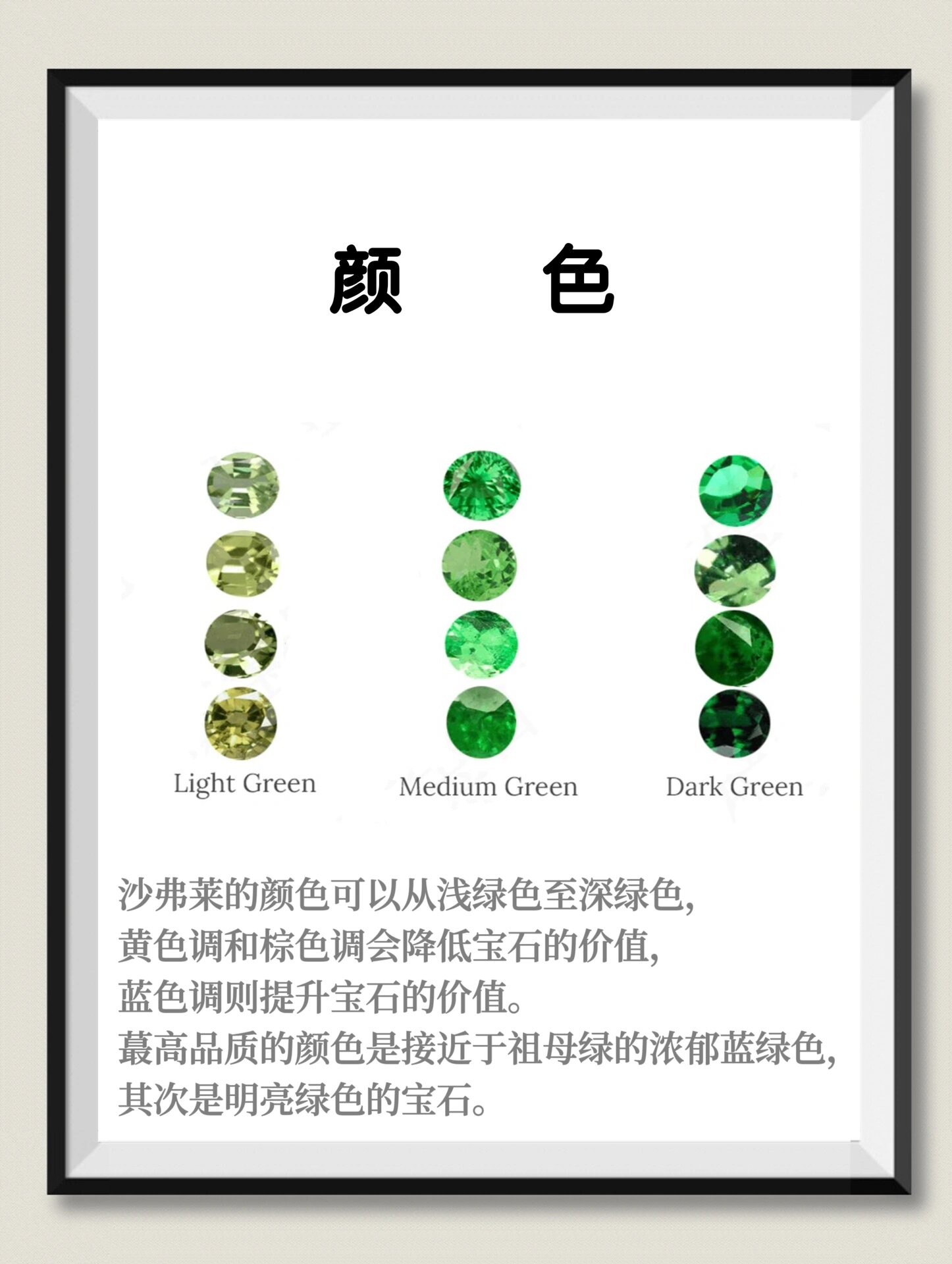 珠宝科普||每天认识一种宝石96——沙弗莱