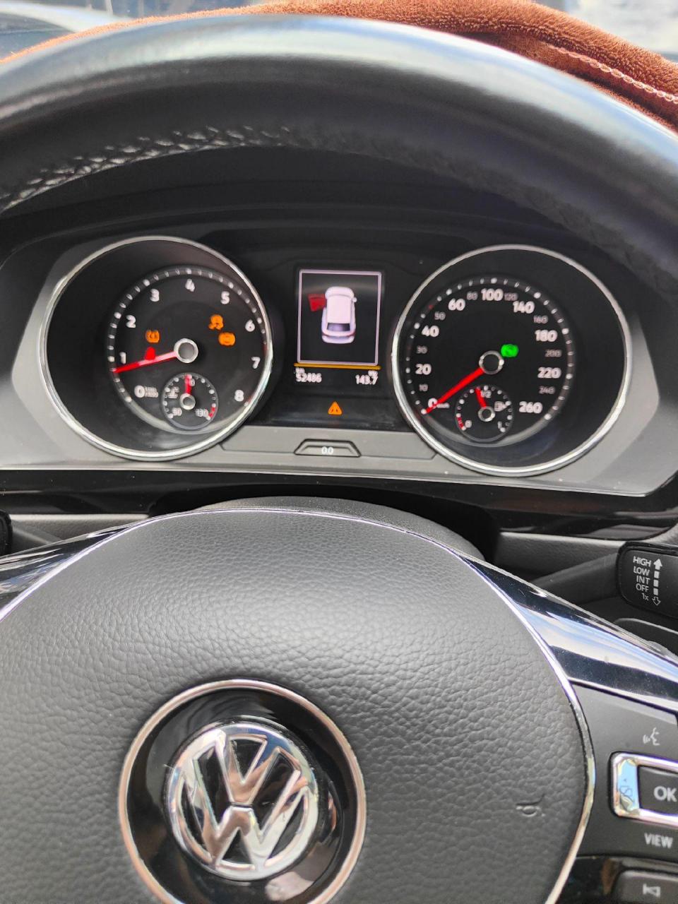 大众途观l.仪表故障灯亮:abs.