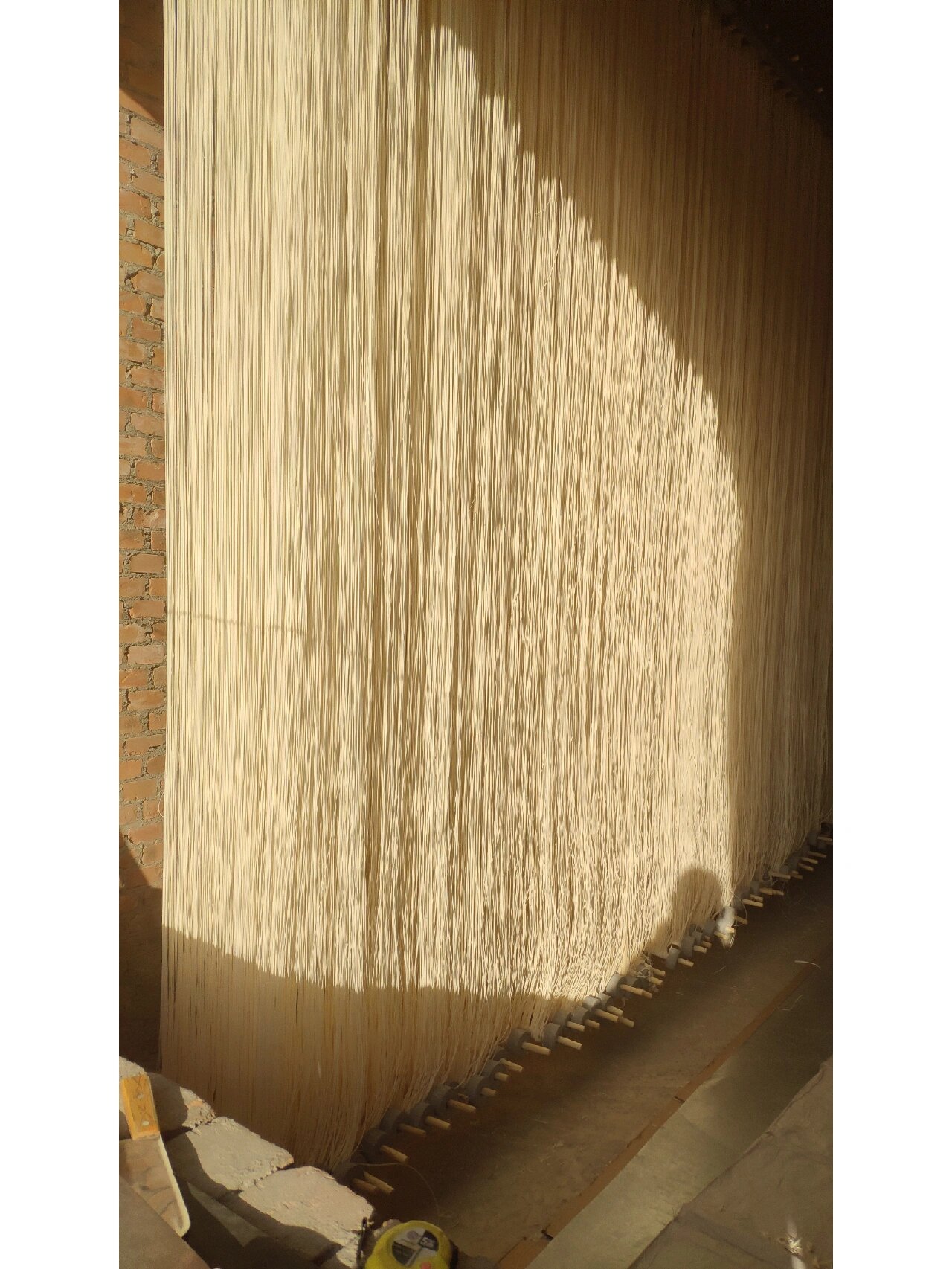 没有科技与狠活的纯手工空心挂面 手工空心挂面是陕北佳县,吴堡一带最