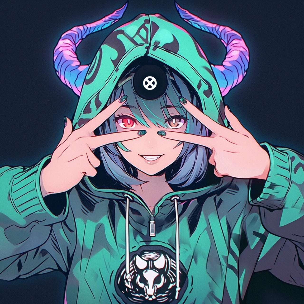 十二生肖国潮情侣头像 牛