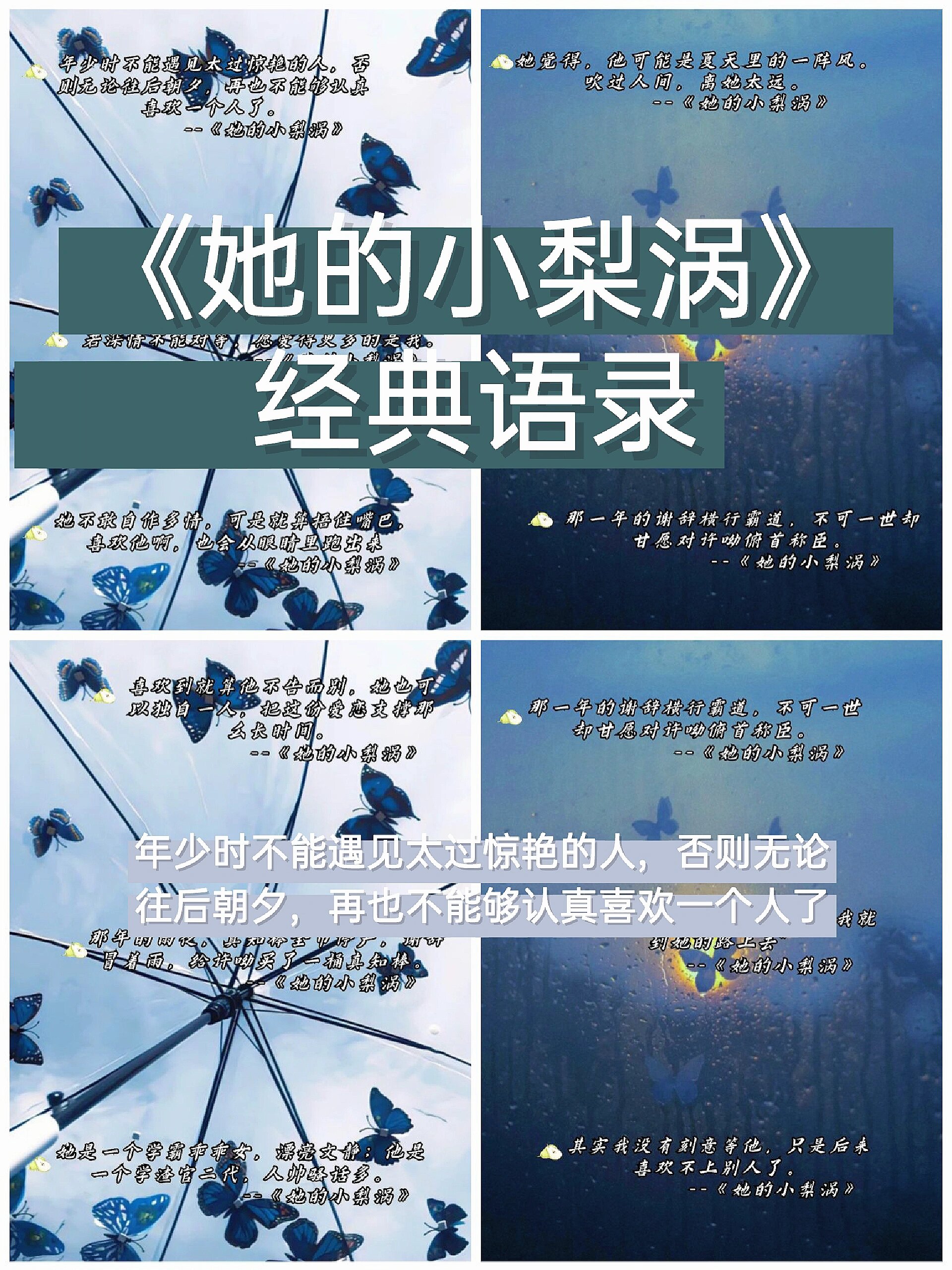 《她的小梨涡》经典语录