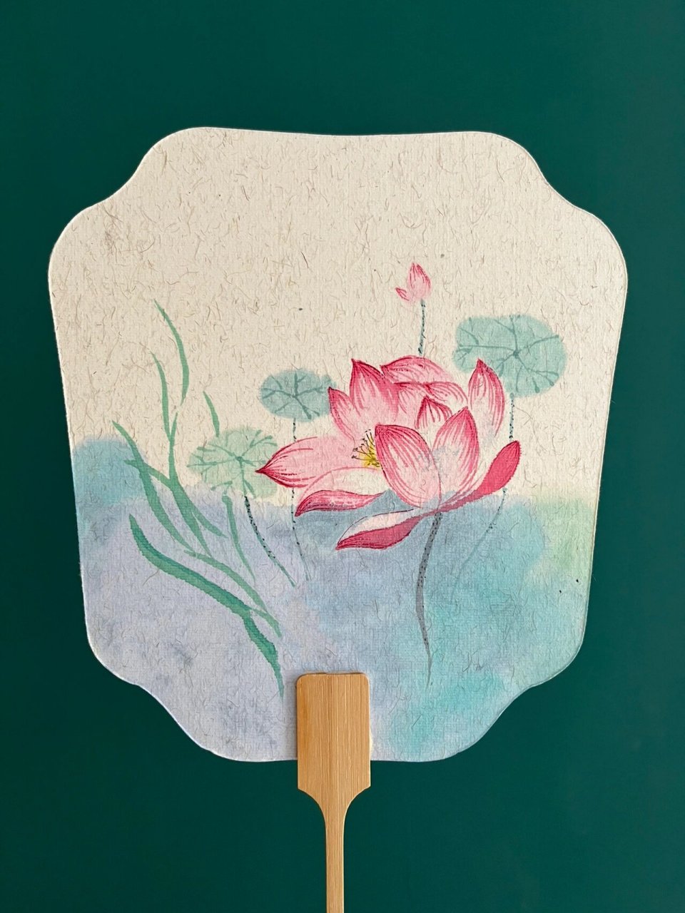 手绘团扇-十二花神 春天到了,画了一些花花团扇,受到很多汉服小姐姐