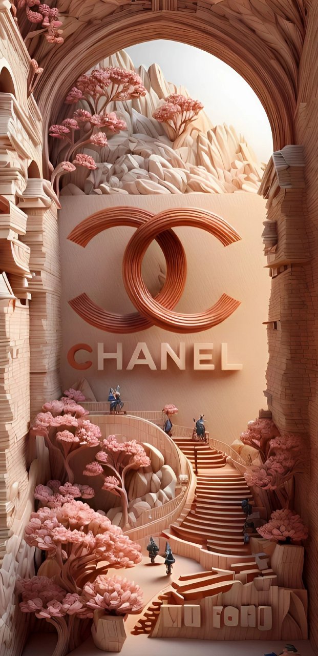 香奈儿高清壁纸 雕花香奈儿#超清壁纸#古驰超清壁纸#姓氏壁纸#高清