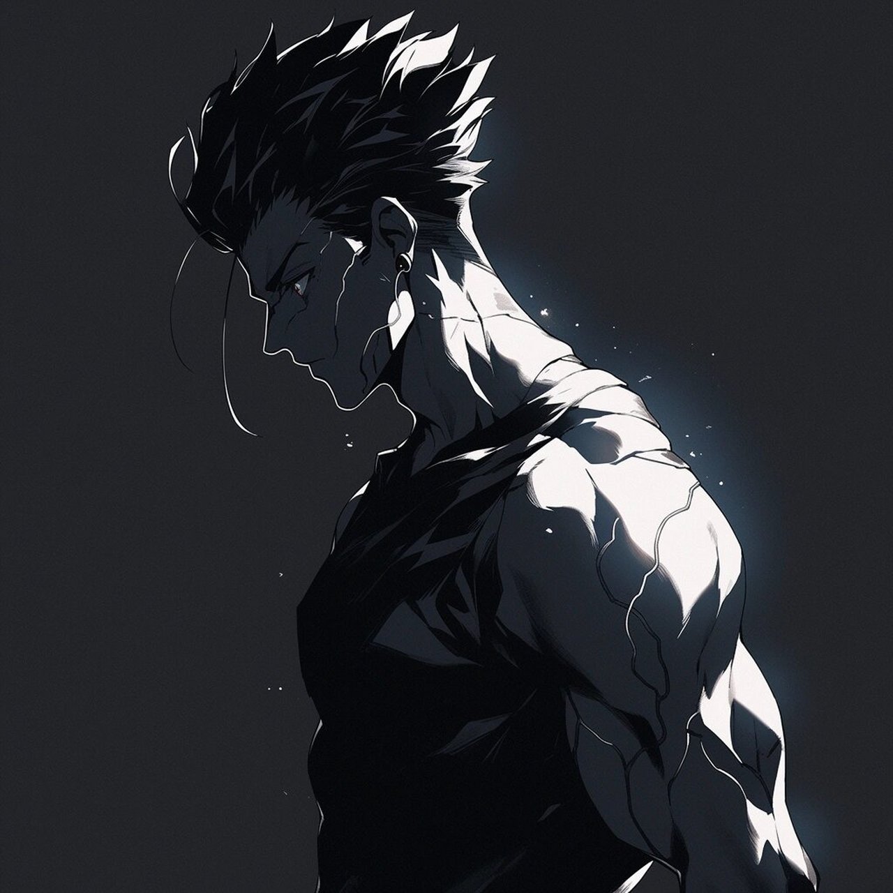 低调健身男生头像