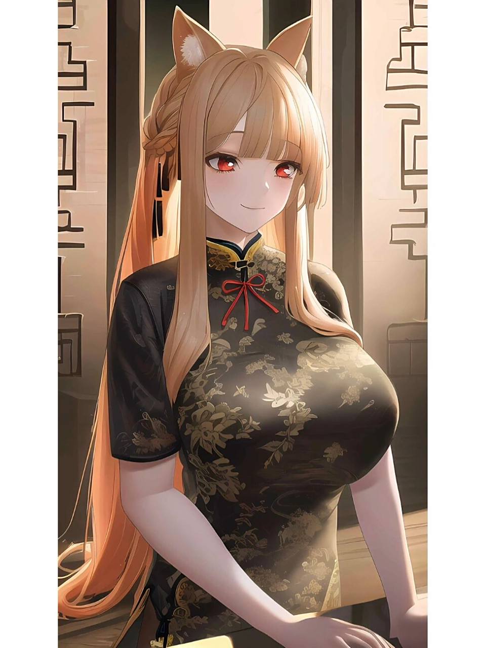 二次元旗袍美女 二次元老婆 每日壁纸 二次元 动漫 壁纸分享 高清壁纸