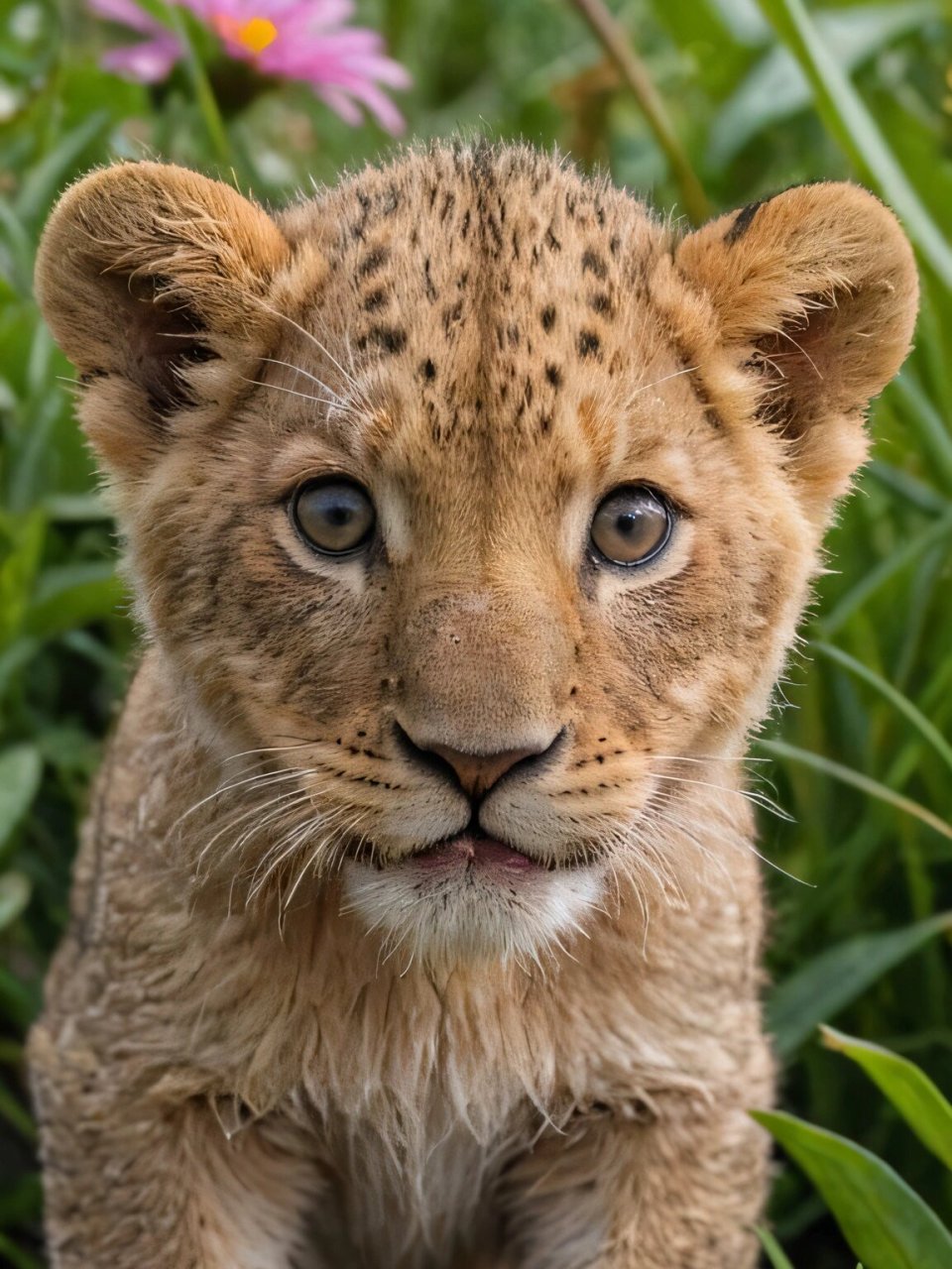 手机壁纸# #iphone壁纸# #狮子# #可爱动物头像# #可爱动物壁 