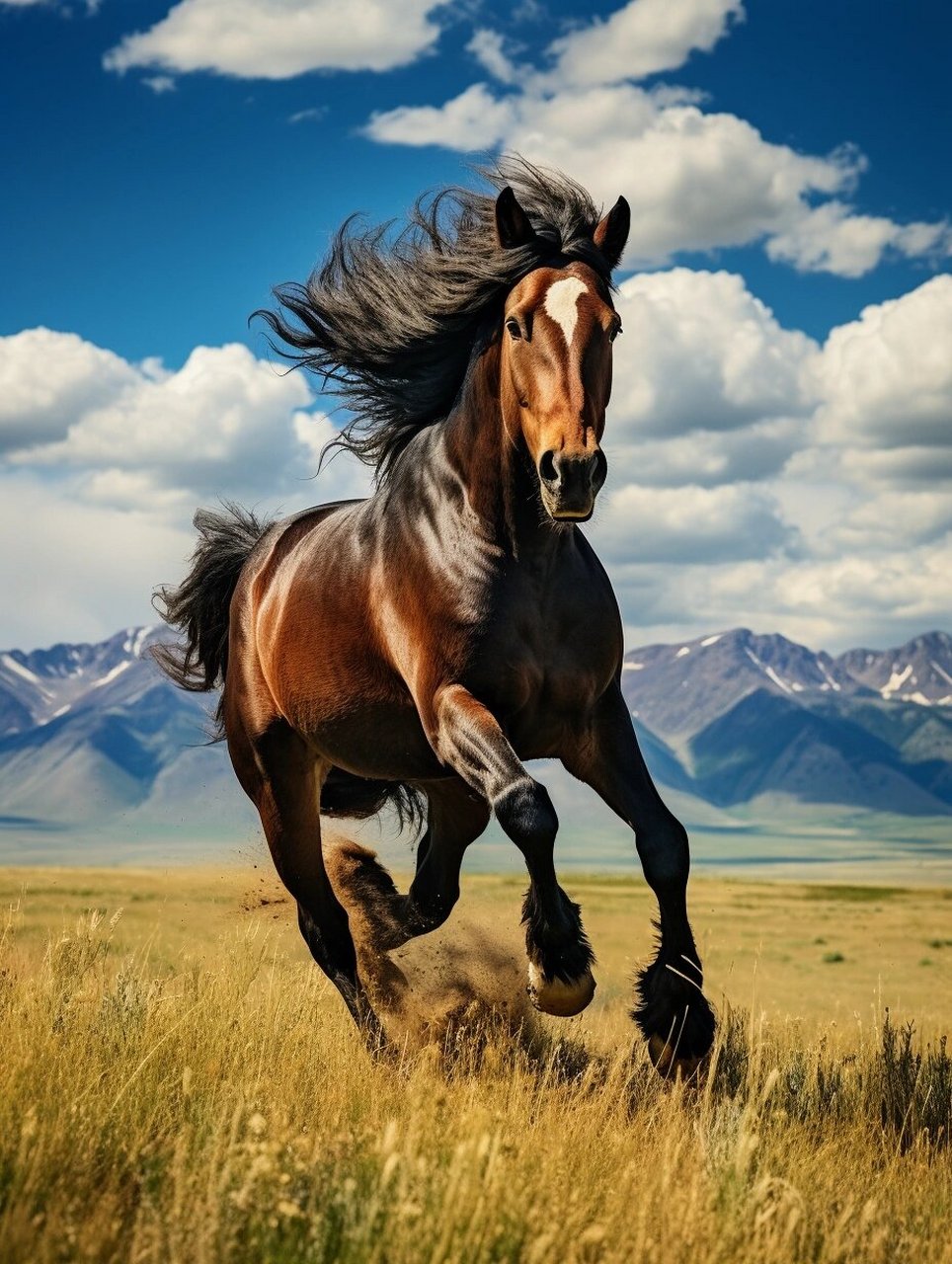 马的图片大全 98 我是一匹野马,奔驰在美丽的大草原上,无拘无束