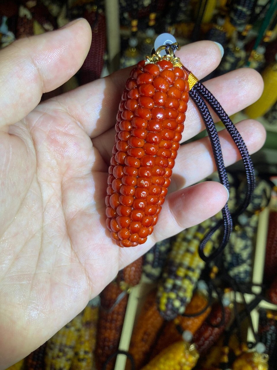 可以吃吗? 手工文玩玉米 !个人觉得真的很可!