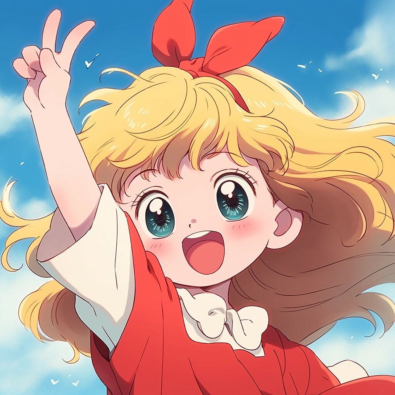 元气少女可爱头像94 旧漫风,带你回到那个夏天7715