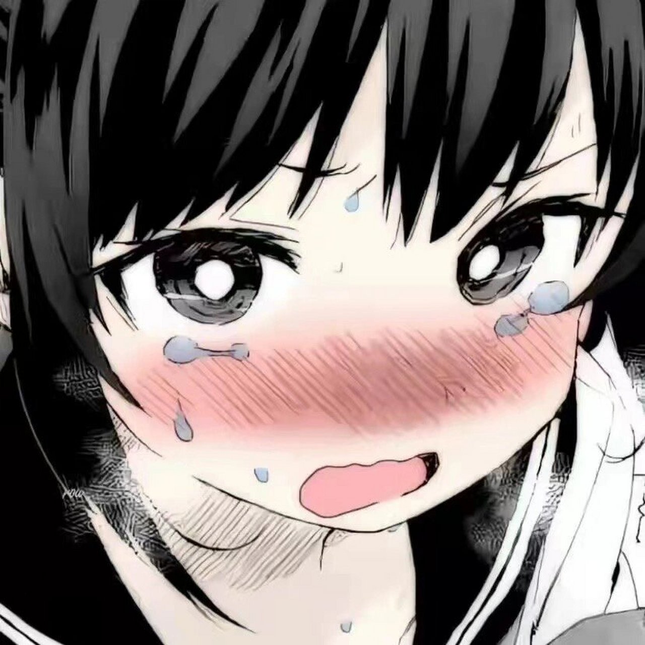 纯欲动漫头像 女生卡通头像