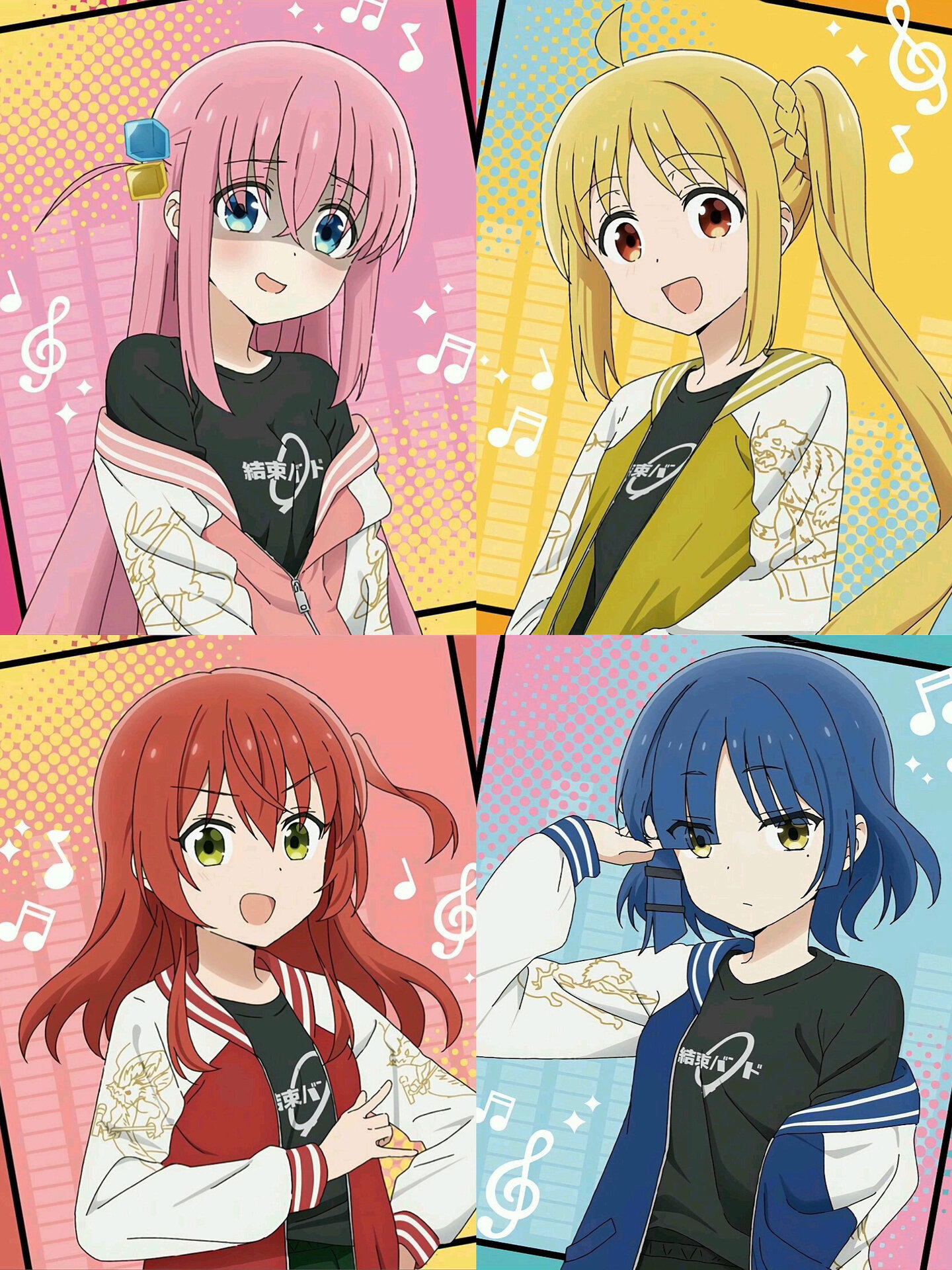 孤独摇滚|四人壁纸