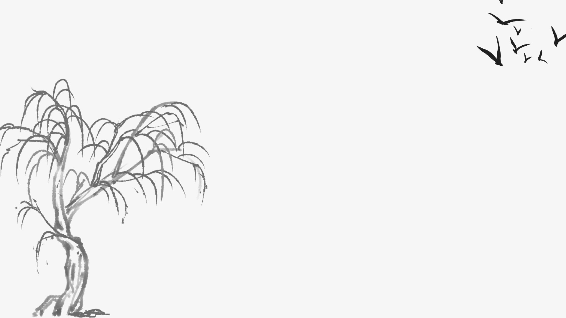 水墨画ppt背景图分享|超有艺术气息值得拥有