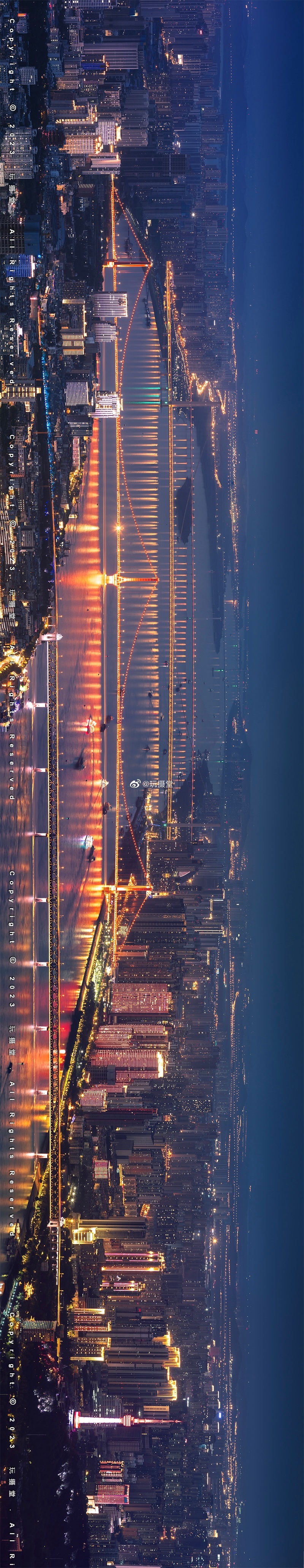 爱这大江大湖大武汉  晚安,武汉 #横屏看武汉