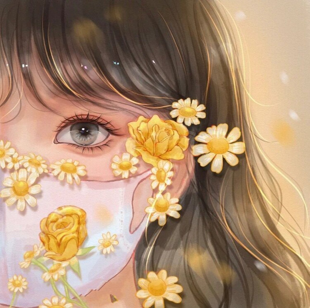 超好看的手绘女生动漫可爱头像