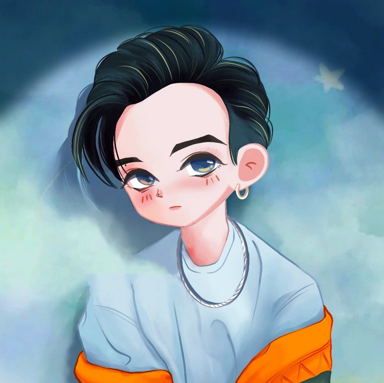 明星q版头像|邓为:芒特斯白! 根本画不出为子万分之一的帅!我尽力了!