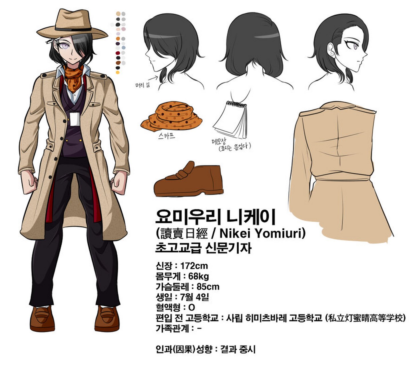 弹丸论破a2读卖日经设定搬运(1) 意外的人气角色,轮到在博伊德成员中