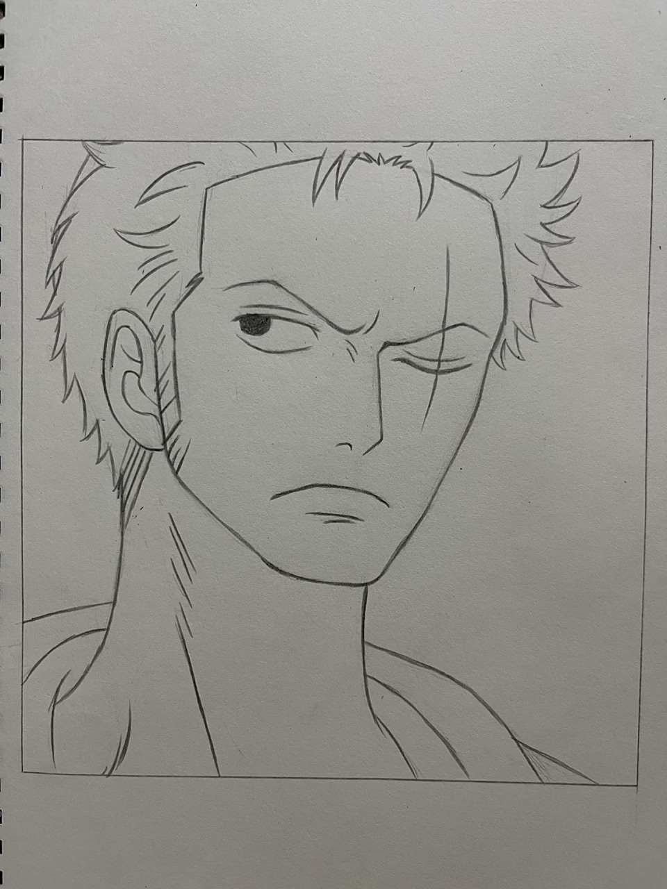 用脸杀人·索隆 不太喜欢和之国的大粗脖子,主观改细了一点