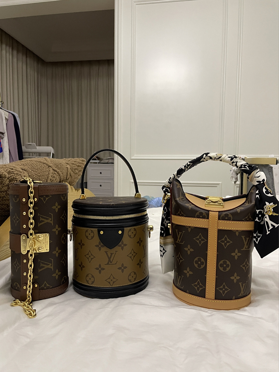 lv官网购入2021年新款巴比龙圆桶包 我在官网上买的,真的好快啊,17号