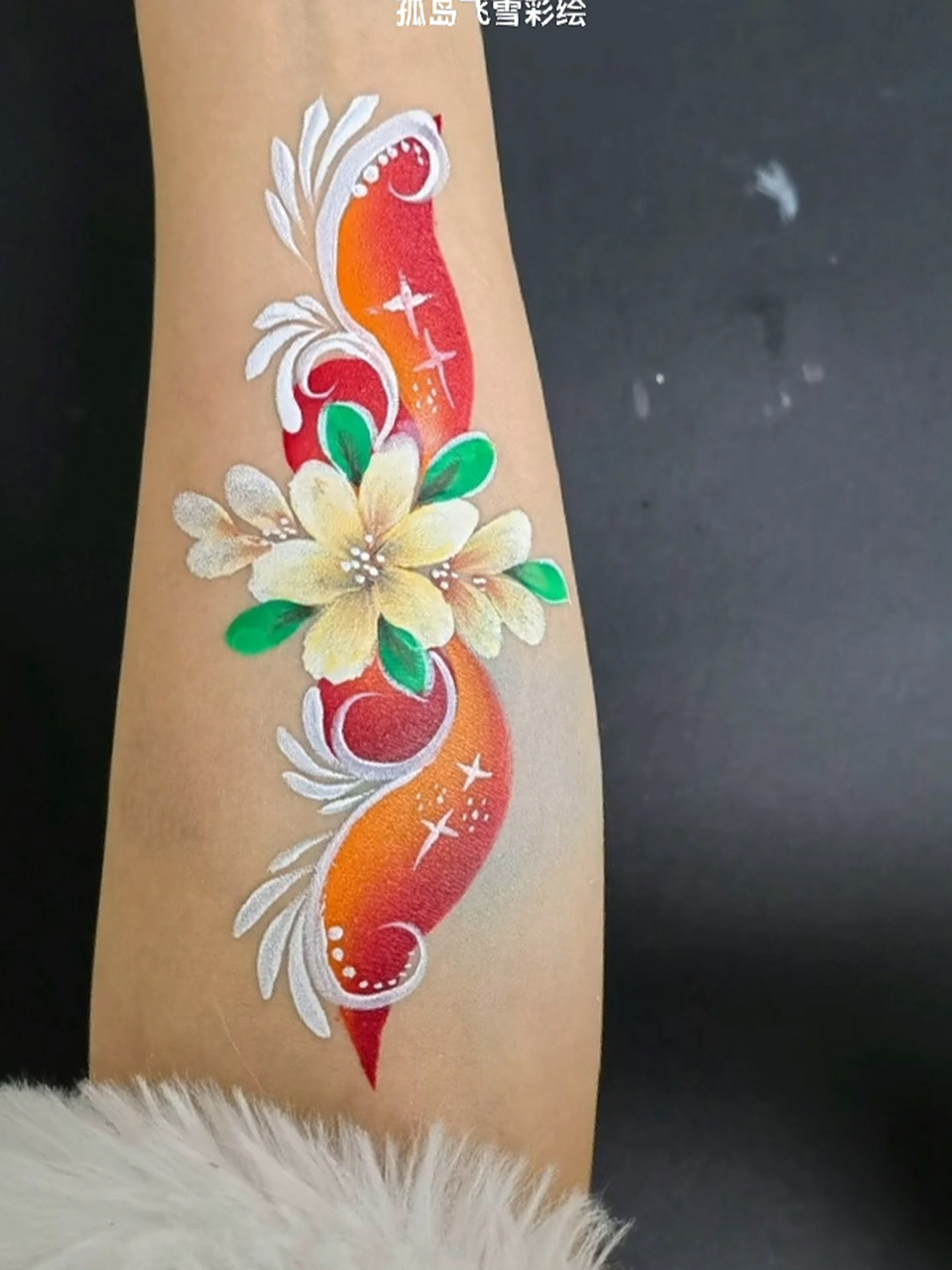 儿童面部彩绘手臂图腾分享 5分钟一个,可以给小朋友带来一整天的快乐