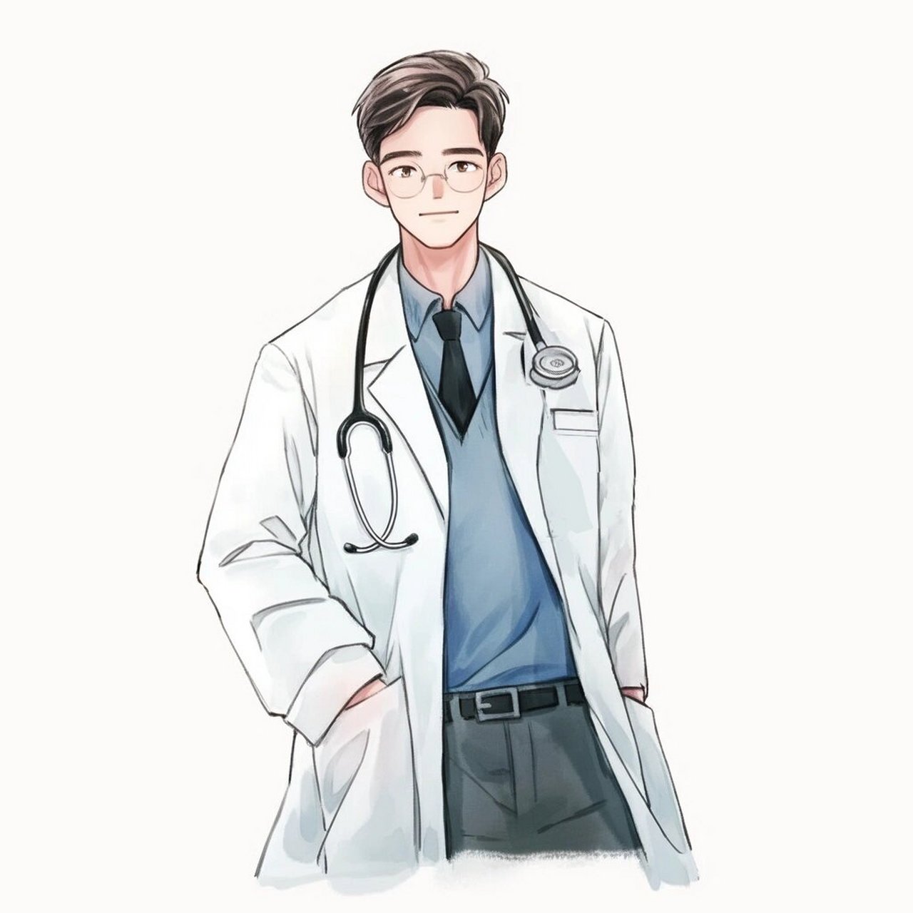 高清男医生头像,可领取