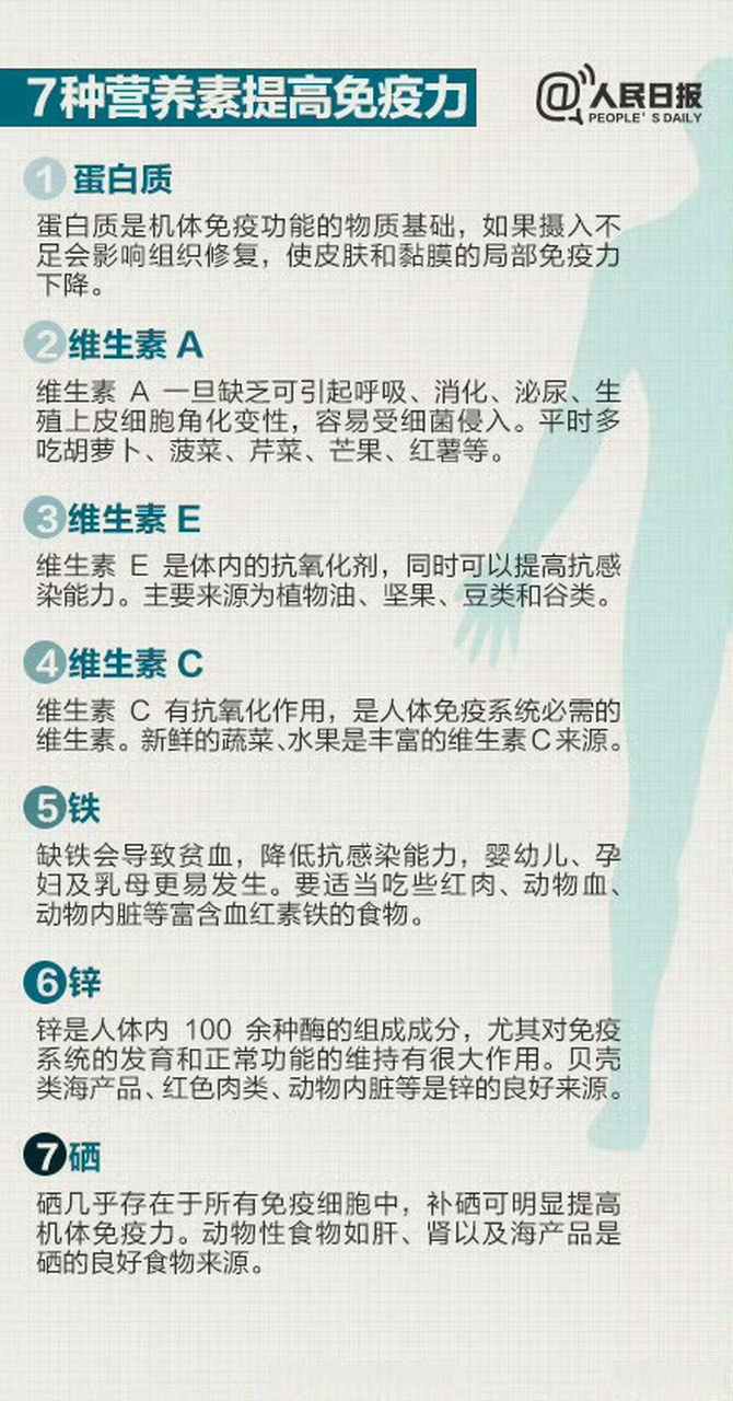 五小布微提示# 【如何提高免疫力?码住!