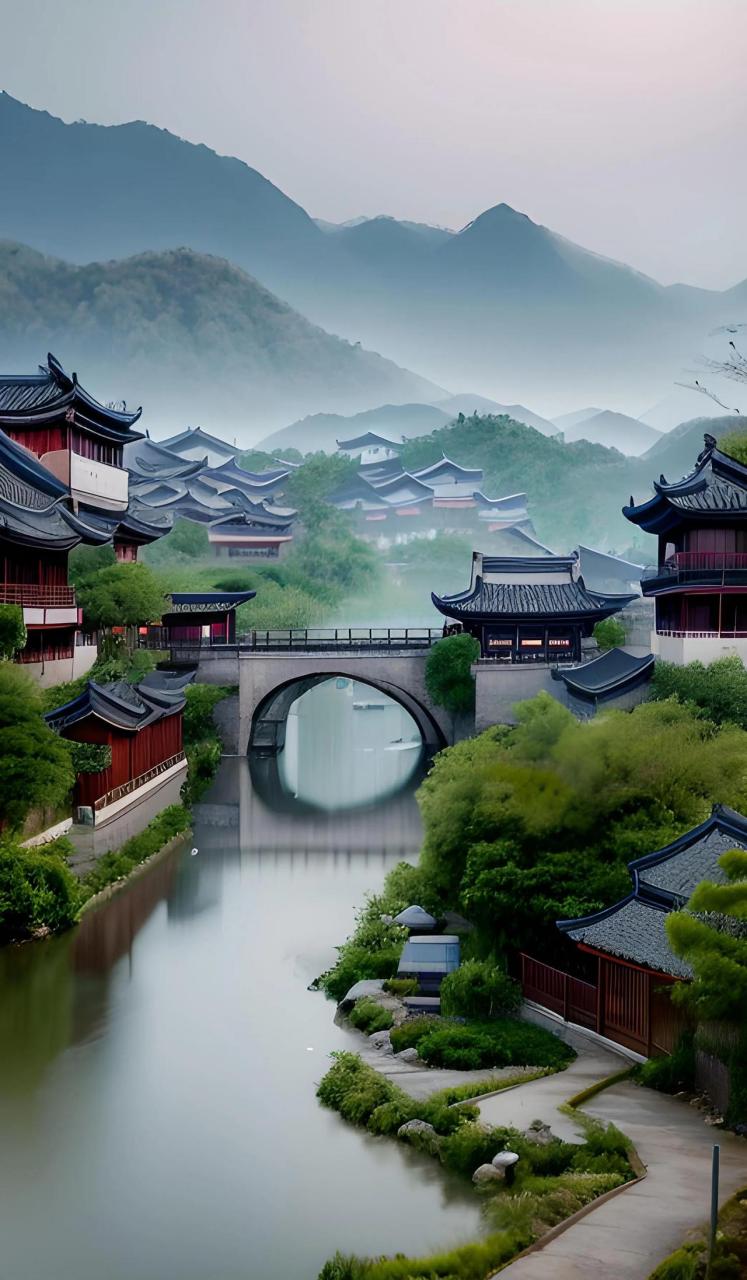 烟雨江南.治愈系风景 图文伙伴计划 一起享受大自然的美 古建筑之美