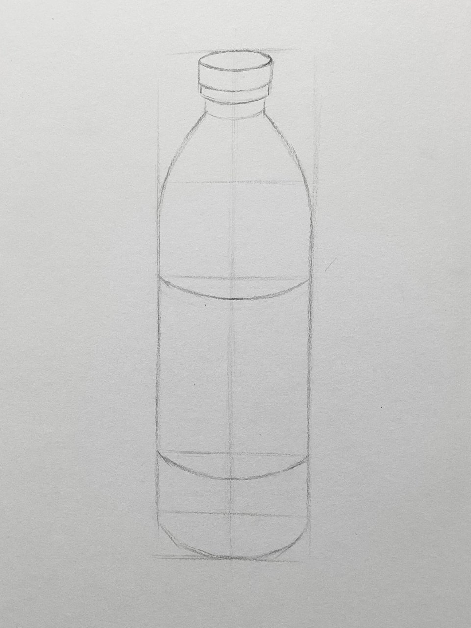 素描矿泉水瓶详细步骤图