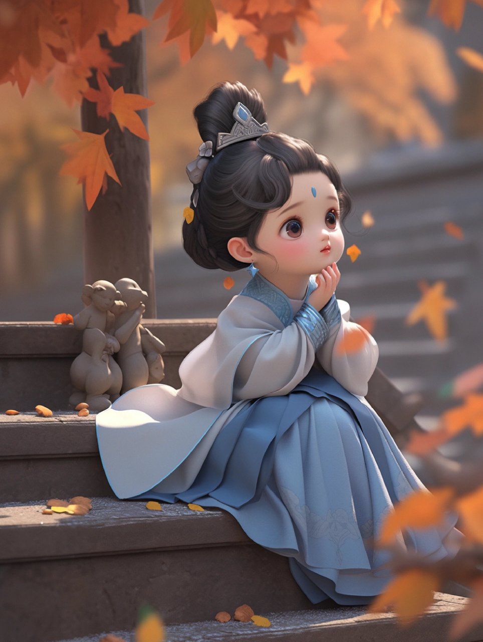 可爱的古风壁纸头像