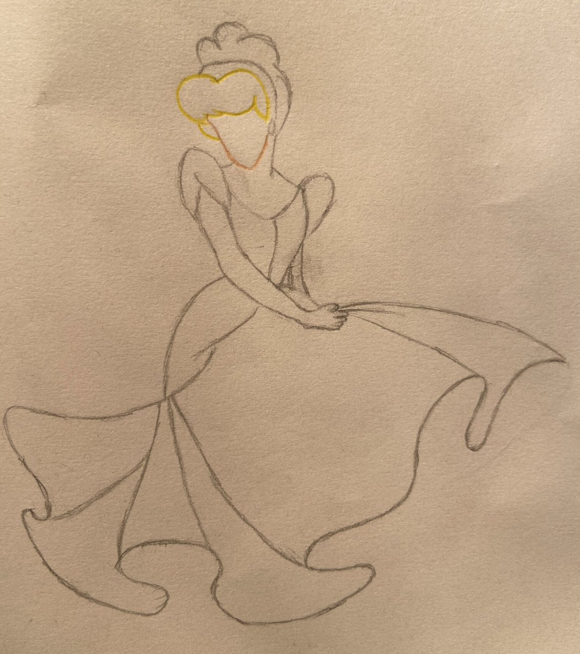 今日简笔画「仙蒂公主」「内有教程」