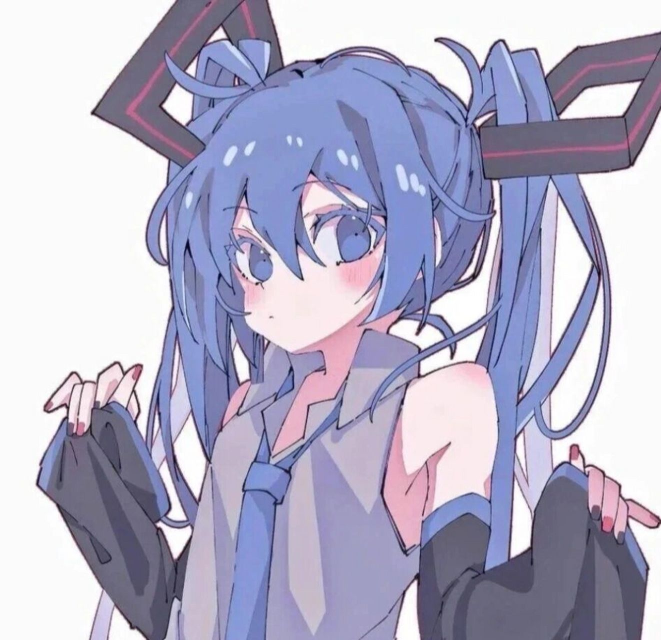 『推荐初音未来头像』_第十一期 不知道画手是谁0390 有人帮我